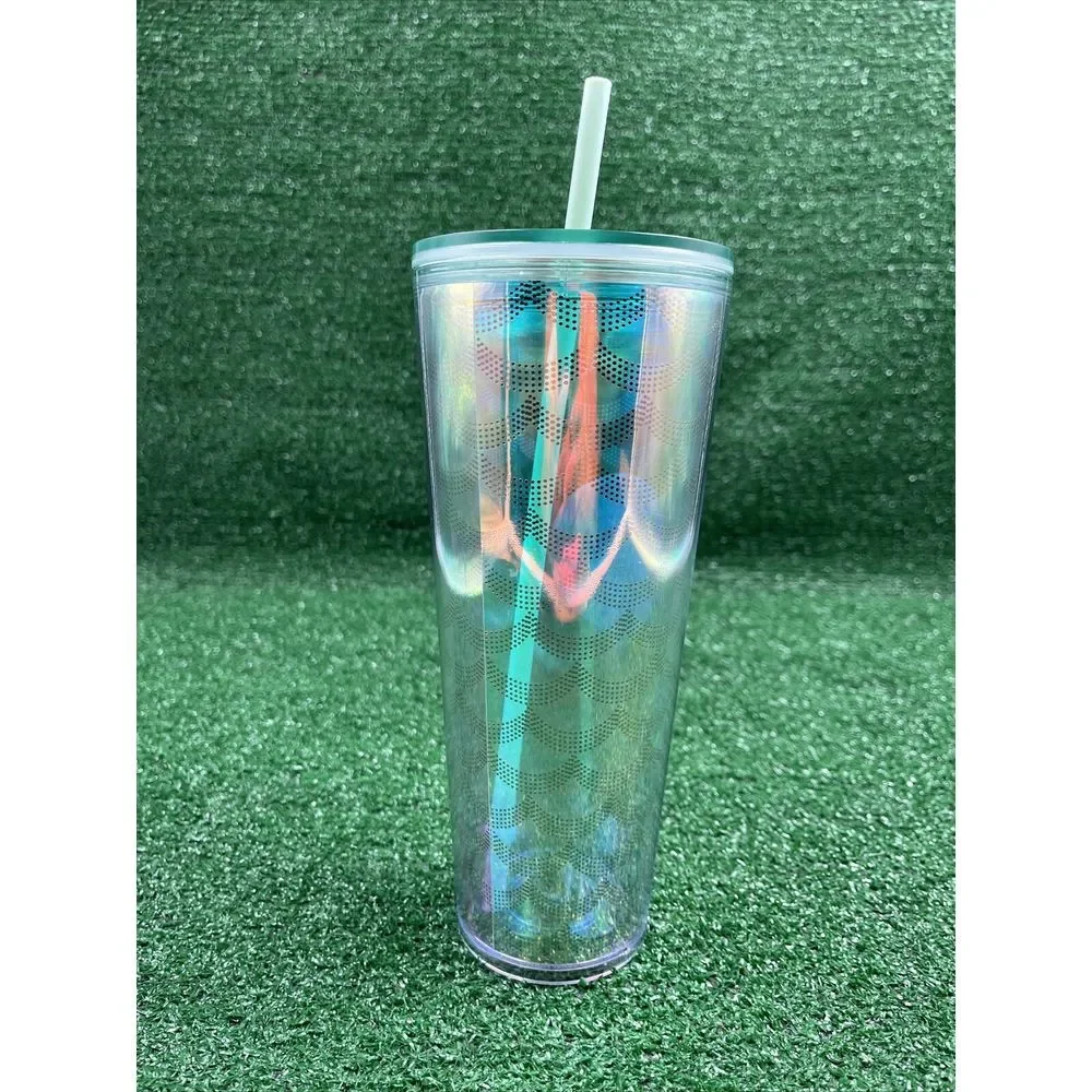 Starbucks Acrylic Cold Cup Mermaid Scale 2020‎ Grande Tumbler 24 oz
